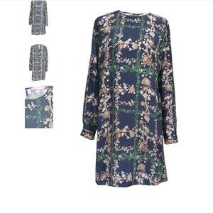 Matthew Williamson Flowerprint Seidenkleid Size 12 NEW WITH TAG!